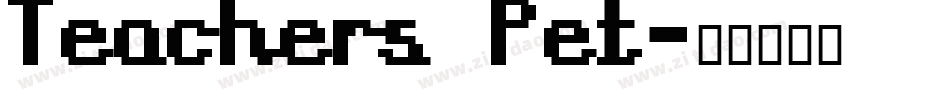 Teachers Pet字体转换